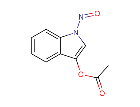 1-Nitrosoindol-3-yl acetate