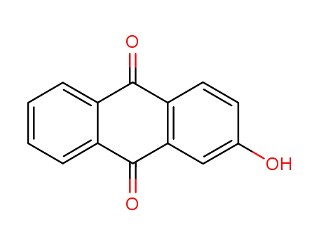 Molecular Structure of 605-32-3 (2-HYDROXYANTHRAQUINONE)
