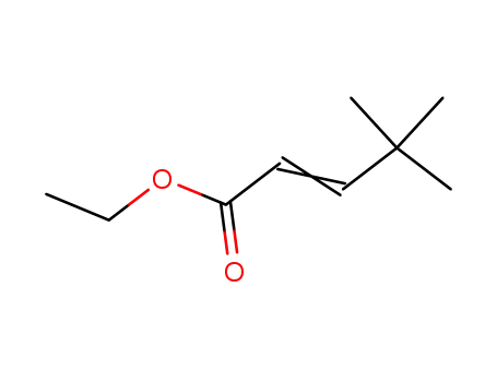Molecular Structure of 87995-20-8 (2-Pentenoic acid, 4,4-dimethyl-, ethyl ester)