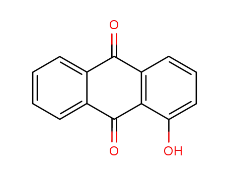 Molecular Structure of 129-43-1 (1-Hydroxy anthraquinone)