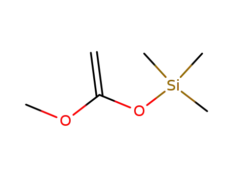 Molecular Structure of 36850-80-3 (Silane, [(1-methoxyethenyl)oxy]trimethyl-)