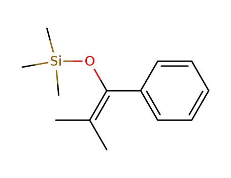 Molecular Structure of 39158-85-5 (Silane, trimethyl[(2-methyl-1-phenyl-1-propenyl)oxy]-)