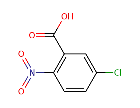 Molecular Structure of 2516-95-2 (5-Chloro-2-nitrobenzoic acid)