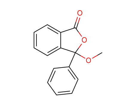 Molecular Structure of 7335-63-9 (3-Methoxy-3-phenyl-2-benzofuran-1(3H)-one)