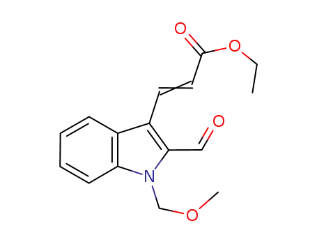 ethyl 3-[2-formyl-N-(methoxymethyl)indol-3-yl]acrylate