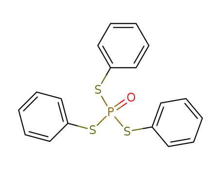 Molecular Structure of 597-83-1 (S,S,S-triphenyl trithiophosphate)