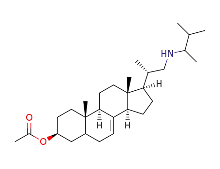 (3S,20S)-20-[(1R,S)-(1,2-dimethyl-propylamino)-methyl]-pregn-7-en-3-yl acetate