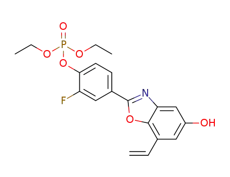 diethyl 2-fluoro-4-(5-hydroxy-7-vinylbenzo[d]oxazol-2-yl)phenyl phosphate