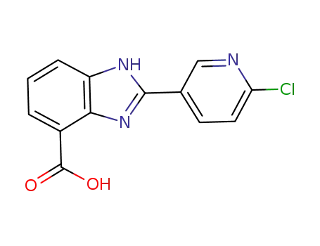2-(6-chloropyridin-3-yl)-1H-benzo[d]imidazole-4-carboxylic acid