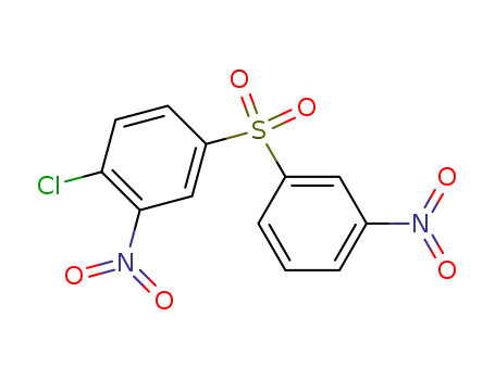 Molecular Structure of 38040-20-9 (Benzene, 1-chloro-2-nitro-4-[(3-nitrophenyl)sulfonyl]-)