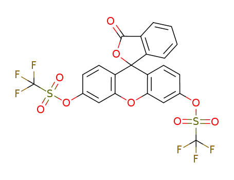 3-oxo-3H-spiro[isobenzofuran-1,9′-xanthene]-3′,6′-diyl bis(trifluoromethanesulfonate)