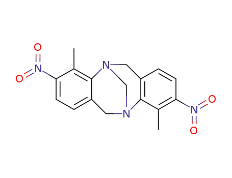 (rac)-4,10-dimethyl-3,9-dinitro-5,11-methano-6H,12H-dibenzo[b,f][1,5]diazocine
