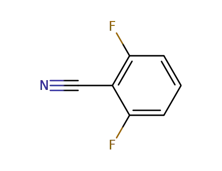 Molecular Structure of 1897-52-5 (2,6-Difluorobenzonitrile)