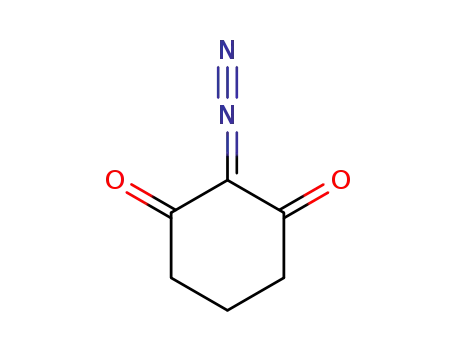 Molecular Structure of 1460-08-8 (1,3-Cyclohexanedione, 2-diazo-)