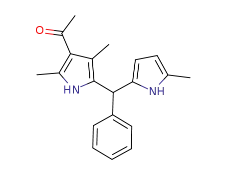 1-(2,4-dimethyl-5-((5-methyl-1H-pyrrol-2-yl)(phenyl)methyl)-1H-pyrrol-3-yl)ethanone