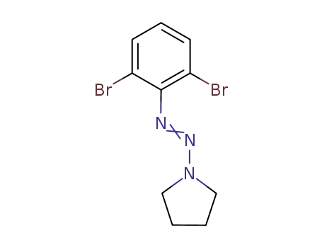 1-(2,6-dibromophenylazo)pyrrolidine