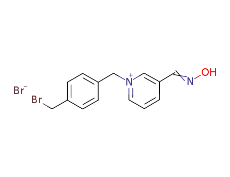 1-(3-bromomethylbenzyl)-4-hydroxyiminomethylpyridinium bromide
