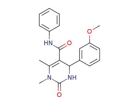 4-(3-methoxyphenyl)-1,6-dimethyl-5-(N-phenylcarboxamido)-2-oxo-1,2,3,4-tetrahydropyrimidine