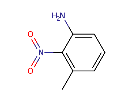 Molecular Structure of 601-87-6 (3-Methyl-2-nitroaniline)
