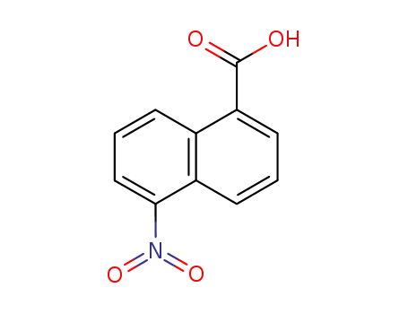 Molecular Structure of 1975-44-6 (5-NITRO-NAPHTHALENE-1-CARBOXYLIC ACID)