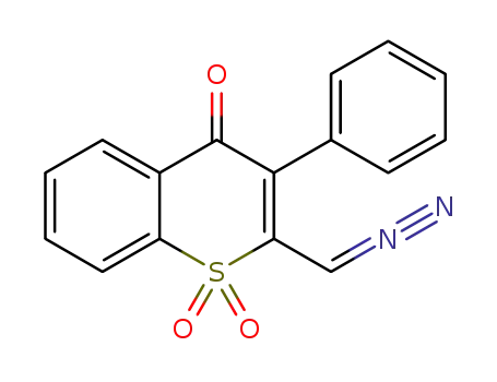 2-diazomethyl-3-phenyl-4H-sulfonylchromen