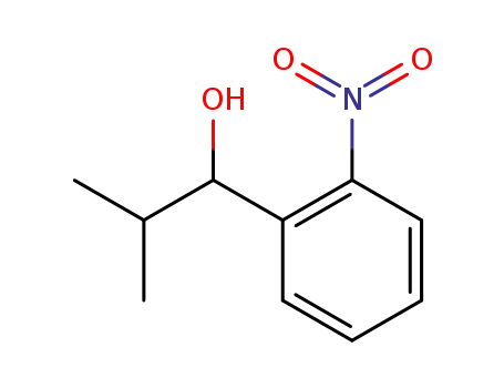 Molecular Structure of 93420-32-7 (Benzenemethanol, a-(1-methylethyl)-2-nitro-)