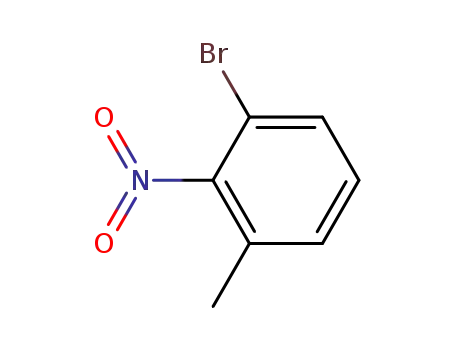Molecular Structure of 52414-97-8 (3-BROMO-2-NITROTOLUENE)