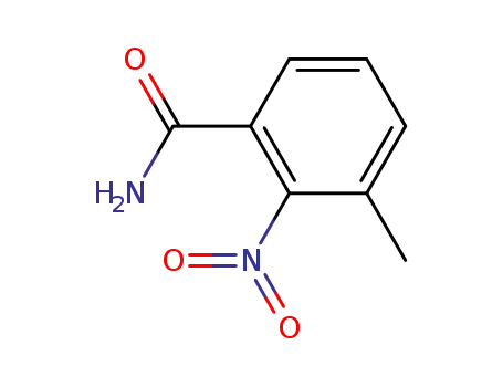 Molecular Structure of 60310-07-8 (Benzamide, 3-methyl-2-nitro-)