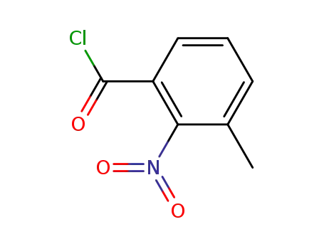 Molecular Structure of 50424-93-6 (3-Methyl-2-nitrobenzoyl chloride)