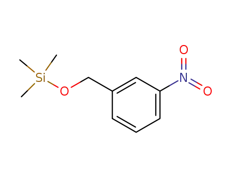 Molecular Structure of 62673-14-7 (Silane, trimethyl[(3-nitrophenyl)methoxy]-)