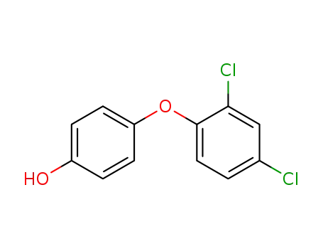 Molecular Structure of 40843-73-0 (4-(2,4-DICHLOROPHENOXY)PHENOL)