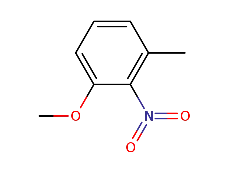 Molecular Structure of 5345-42-6 (3-Methyl-2-nitroanisole)