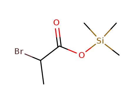 α-bromo-propionic acid trimethylsilylester