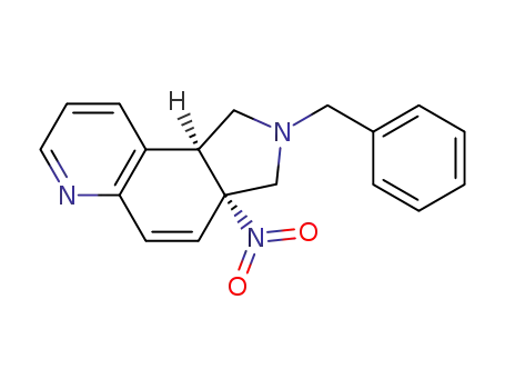 (3aR*,9bS*)-2-benzyl-3a-nitro-2,3,3a,9b-tetrahydro-1H-pyrrolo[3,4-f]quinoline