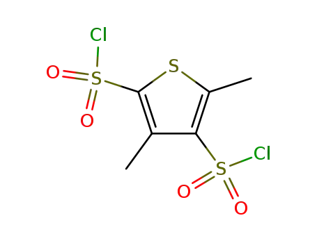 3,5-dimethyl-thiophene-2,4-disulfonyl chloride