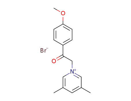 1-[2-oxo-2-(4-methoxyphenyl)ethyl]-3,5-dimethylpyridinium bromide