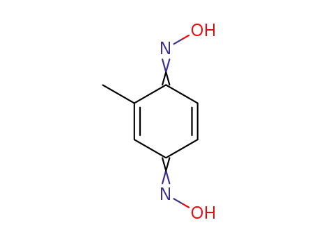 Molecular Structure of 36164-91-7 (2,5-Cyclohexadiene-1,4-dione, 2-methyl-, dioxime)