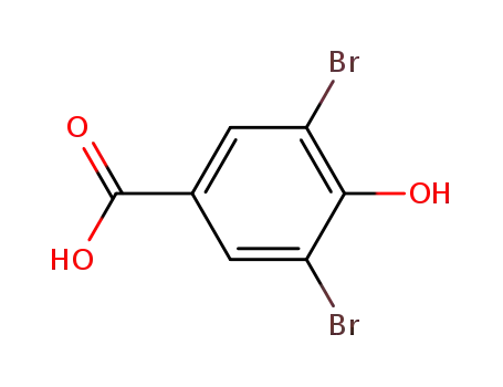 Molecular Structure of 3337-62-0 (3,5-Dibromo-4-hydroxybenzoic acid)