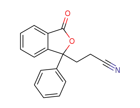 3-(3-oxo-1-phenyl-1,3-dihydroisobenzofuran-1-yl)propanenitrile