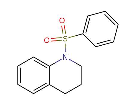 Molecular Structure of 5434-99-1 (1-(phenylsulfonyl)-1,2,3,4-tetrahydroquinoline)