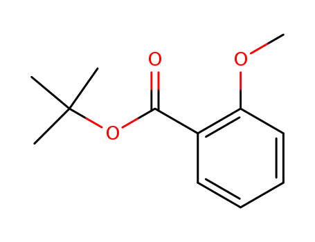 Molecular Structure of 16537-20-5 (Benzoic acid, 2-methoxy-, 1,1-dimethylethyl ester)