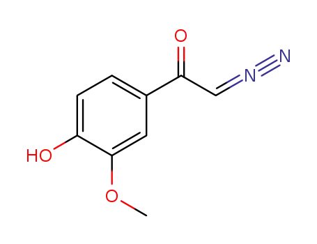 2-diazo-1-(4-hydroxy-3-methoxyphenyl)ethanone