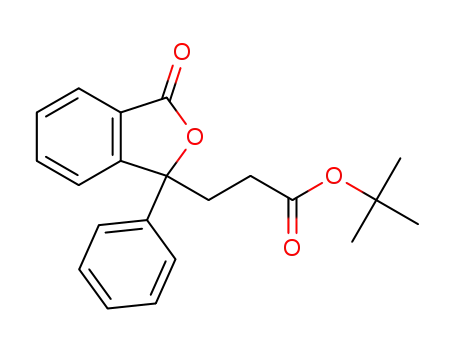 tert-butyl 3-(3-oxo-1-phenyl-1,3-dihydroisobenzofuran-1-yl) propanoate