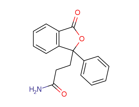 3-(3-oxo-1-phenyl-1,3-dihydroisobenzofuran-1-yl)propanamide