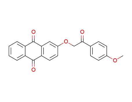 2-(2-(4-methoxyphenyl)-2-oxoethoxy)anthracene-9,10-dione