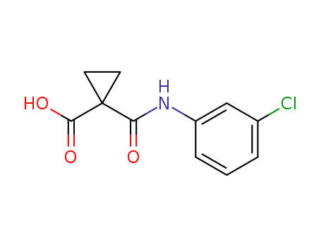 1-((3-chlorophenyl)carbamoyl)cyclopropane-1-carboxylic acid