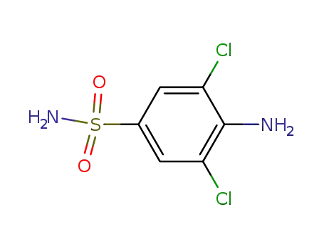 Molecular Structure of 22134-75-4 (3,5-DICHLOROSULFANILAMIDE)