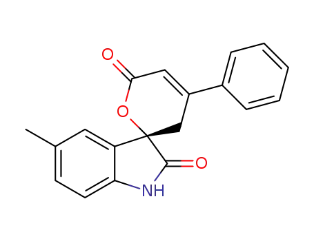 (S)-5-methyl-4'-phenylspiro[indoline-3,2'-pyran]-2,6'(3'H)-dione