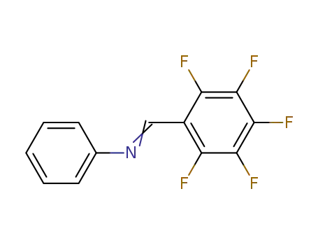Molecular Structure of 2341-86-8 (N-Phenyl-2,3,4,5,6-pentafluorobenzenemethanimine)