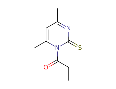 N-propionyl-4,6-dimethyl-pyrimidine-2-thione